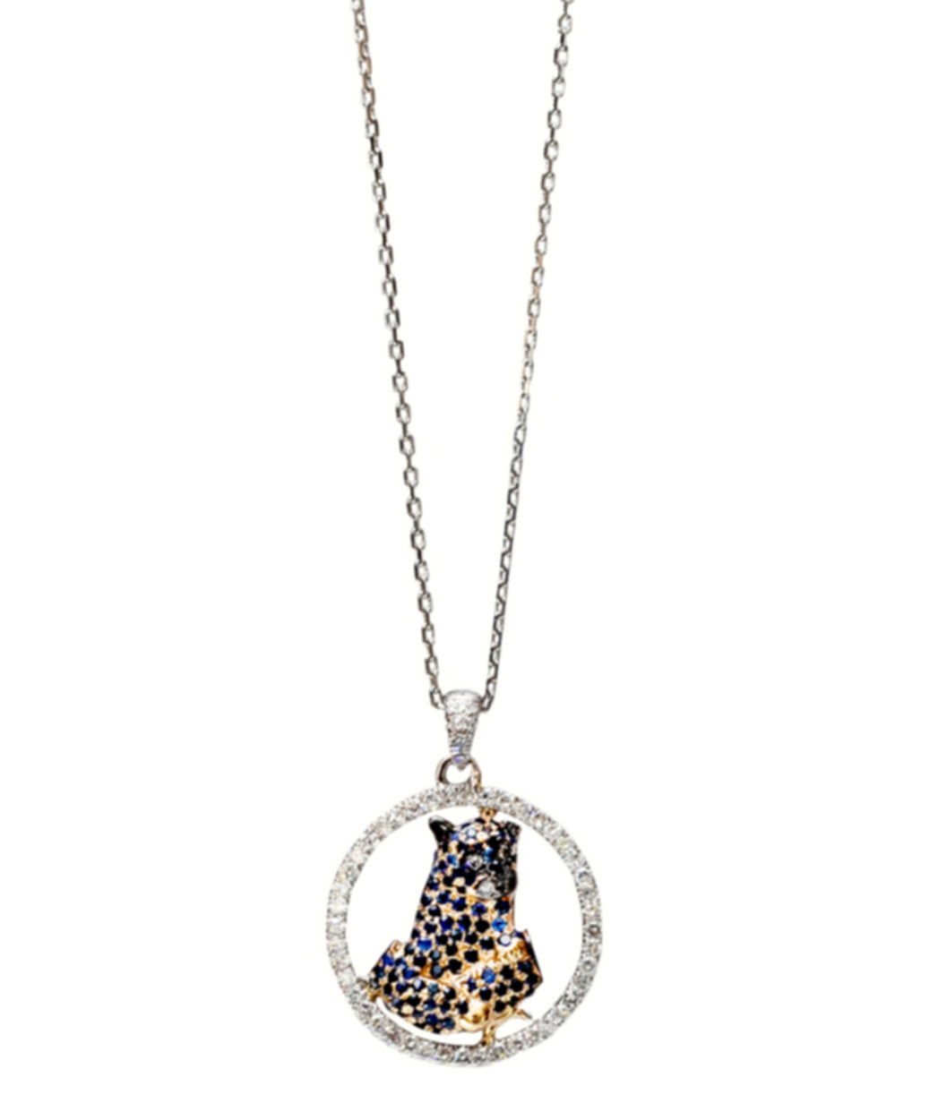 Diamond Leopard Pendant