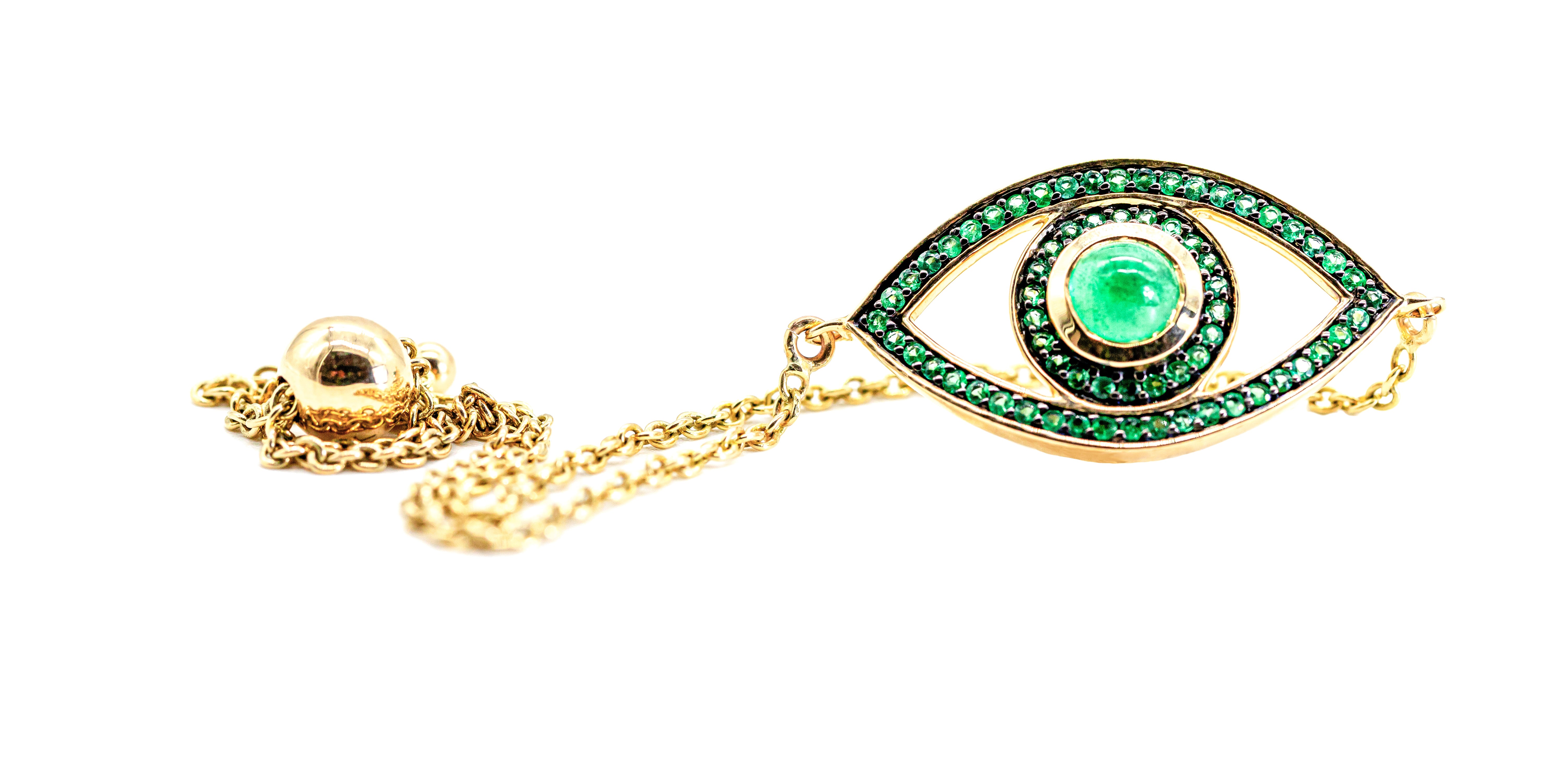 Emerald Evil Eye